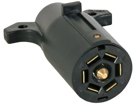 7-Way Plastic Trailer Connectorfor Use With Trailer Electrical Connection | Tc2007p Buyers Products 1