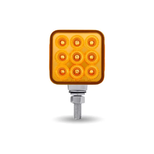 Amber/Red Stop, Turn & Tail 3" Mini Double Face Round Reflector Led Light | Tled-Ds3x1 Trux Accessories 1