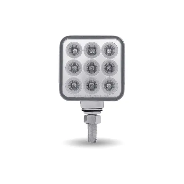 Clear Amber/Red Stop, Turn & Tail 3" Mini Double Face Round Reflector Led Light | Tled-Ds3xc1 Trux Accessories 1