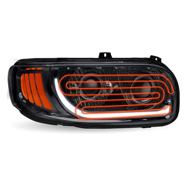 Pb. 389/388/367/567 Heated Led Projector Headlight Assembly – Black (Passenger Side) | Tled-H117 Trux Accessories 1