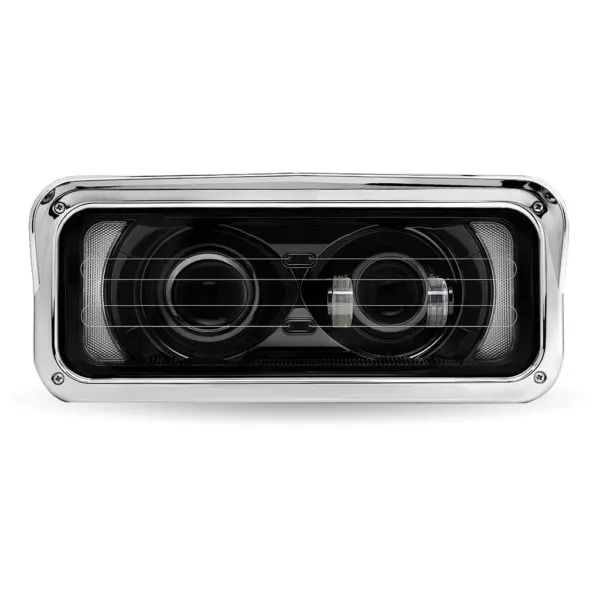 Universal Heated Led Projector Headlight Assembly With Glow Position & Marker Led Accents – Black (Driver Side) | Tled-H136 Trux Accessories 1