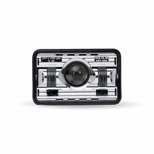 4" X 6" Led Projector Chrome Headlight – Low Beam | Tled-H6 Trux Accessories 1