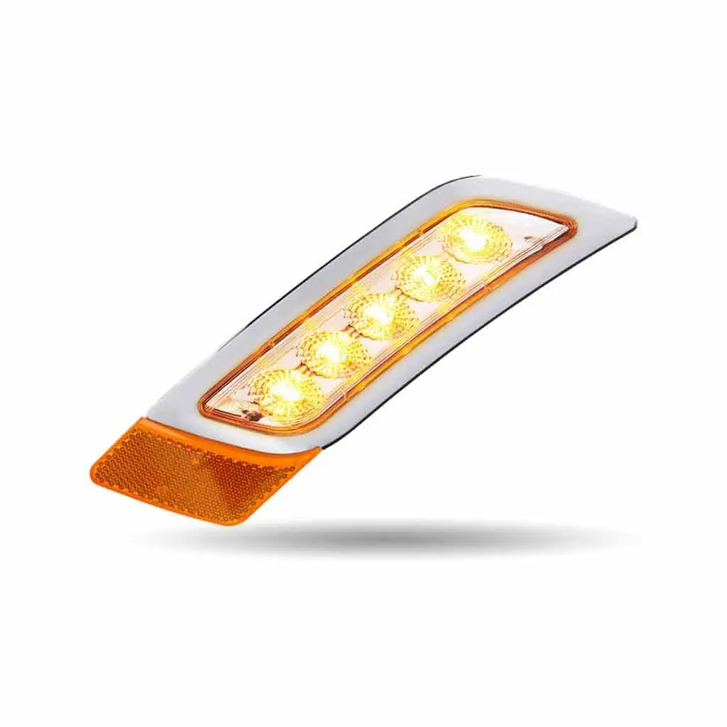 Peterbilt Amber Turn & Marker Fender Led Light - Driver Side | Tled-P300ca Trux Accessories 1