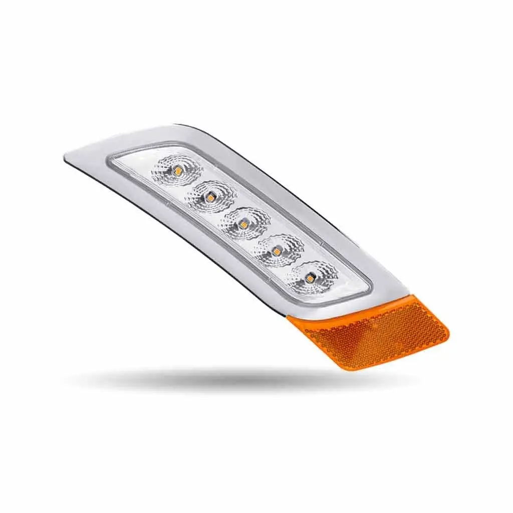 Peterbilt Amber Turn & Marker Fender Led Light - Passenger Side | Tled-P400ca Trux Accessories 1
