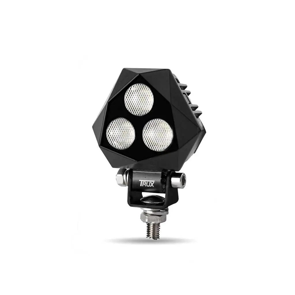 3" Mini 'Stealth Series' Flood Heavy Duty Led Work Lamp - 1200 Lumens | Tled-Us2 Trux Accessories 1