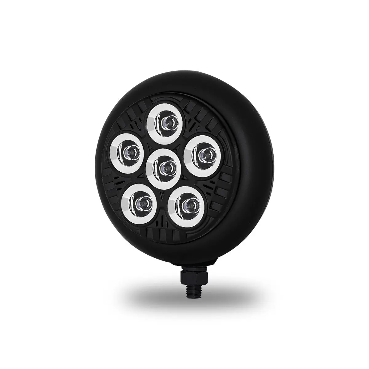 5" Legacy Series Black Round Spot Beam Led Work Light W/ Advanced Heatsink Technology (6 Diodes) | Tled-Ux2 Trux Accessories 1