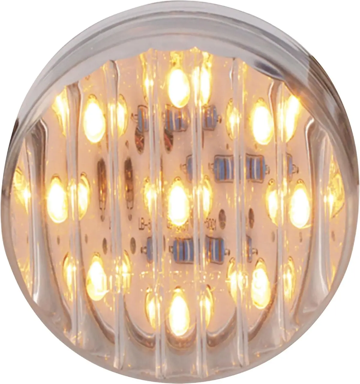 2″ Clear Amber Marker Round Led Light | Tled-2Ta Trux 1
