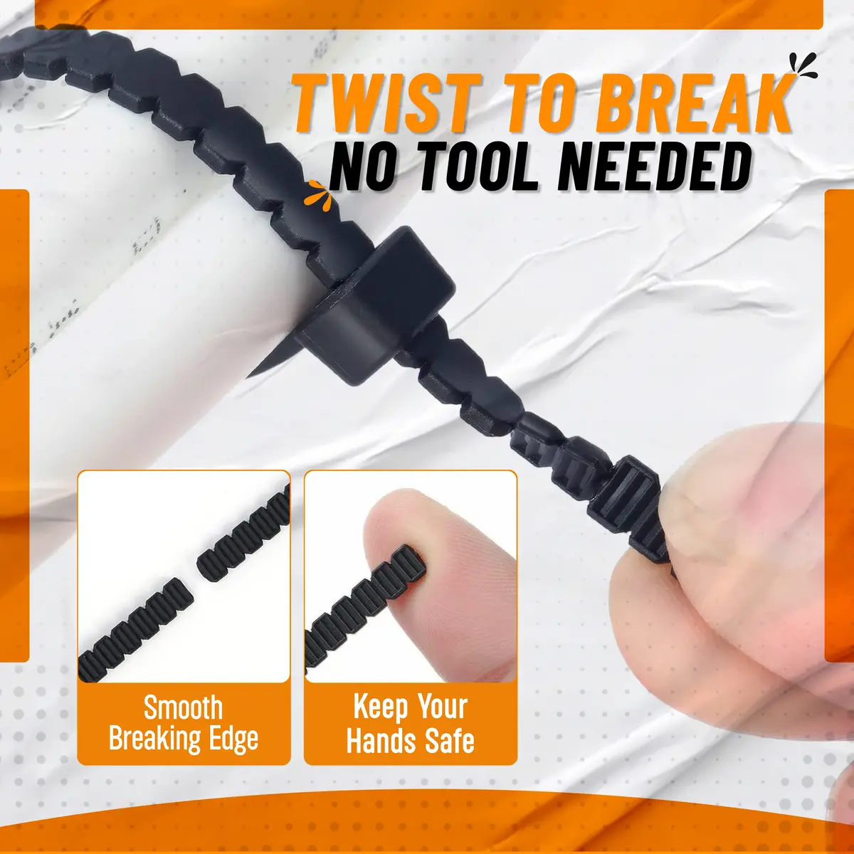 Twist-To-Break Cable Ties 1
