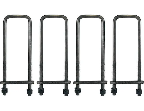 24 Inch Square Bend 5/8 Inch U-Bolt Kit-4 Sets | Ub623524 Buyers Products 1