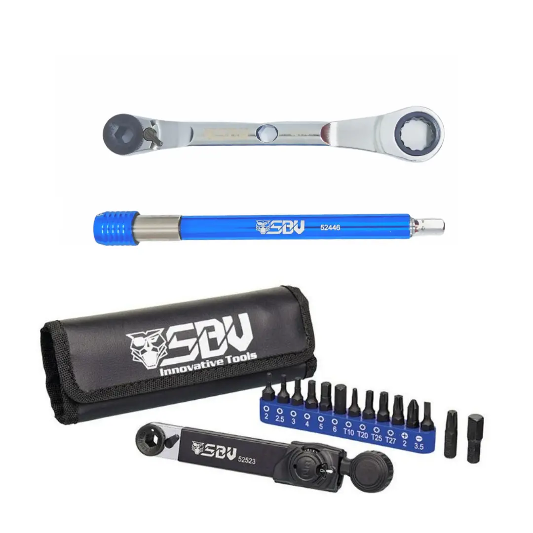 1/4" Extension Bar 150Mm & Ratchet Wrench 11Mm Hex Bit + 1/4" Bits Torque Ratchet Set, 15 Pcs 1