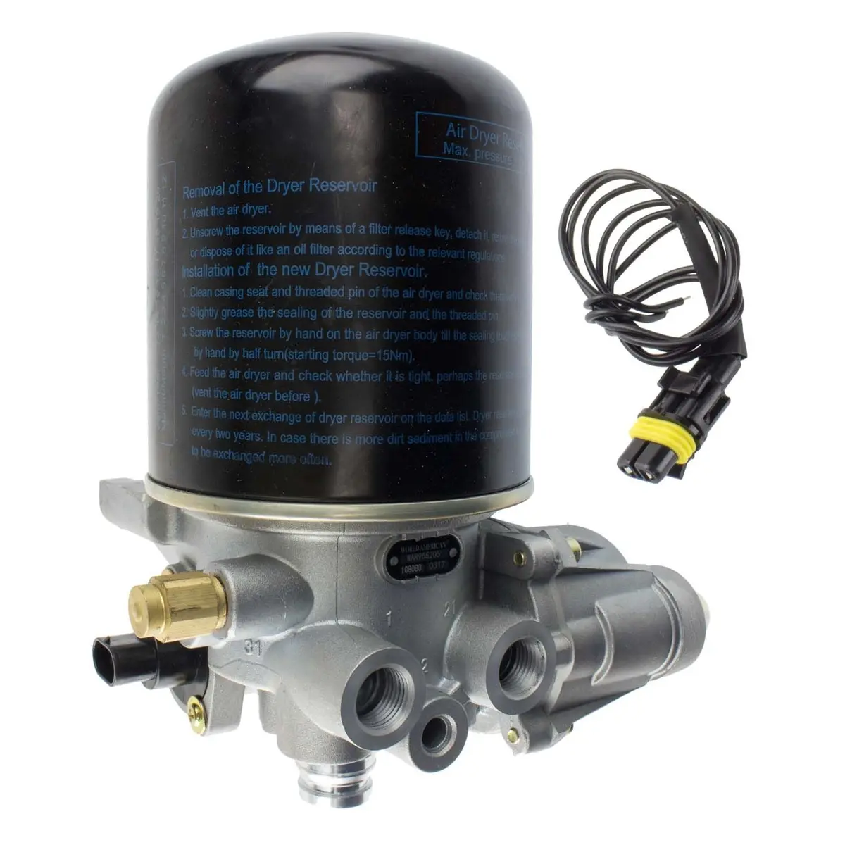 Ss1200 Air Dryer Assembly, 12V | World American War955205 1