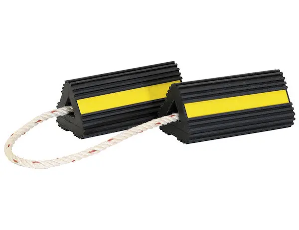 Rubber Wheel Chock Set | Wc24483 Buyers Products 1