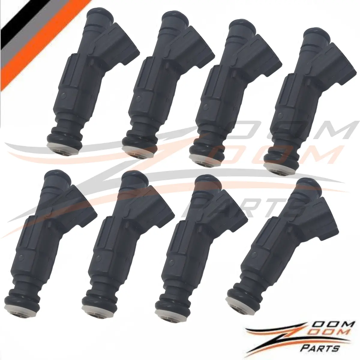 Zoom Zoom Parts 8Pc Fuel Injector For Marine Mercruiser V8 350 Mag 5.0 4.3 602 885176 0280156081 Free Fedex 2 Day Shipping 1