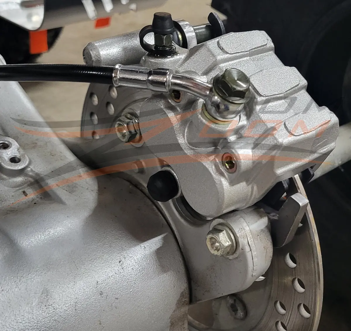 Dual Piston Rear Brake Caliper Upgrade For 2005-2014 Honda Trx400ex/Trx400x Free Fedex 2 Day Shipping 2