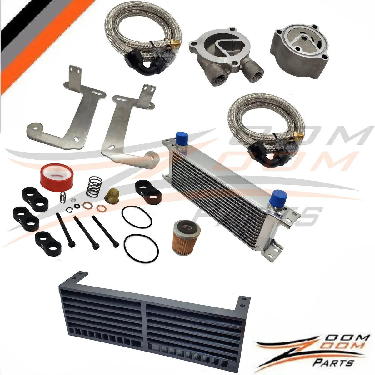 1987-2004 Yamaha Warrior 350 Yfm Oil Cooler Kit Set Upgraded Cooling System 1