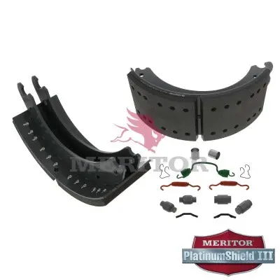 Lined Brake Shoe Kit With Hardware | Meritor Xk3124715qp 1