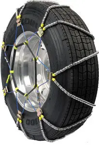 Super Z Heavy Duty Truck Single Tire Traction Chain - Set Of 2 | Zt892 Peerless - Security Chain 1