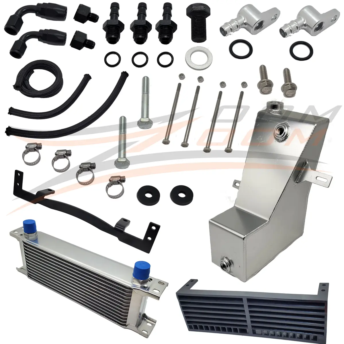 Upgraded Oil Cooler & Tank For 1999-2014 Honda Trx400ex / Trx400x 1
