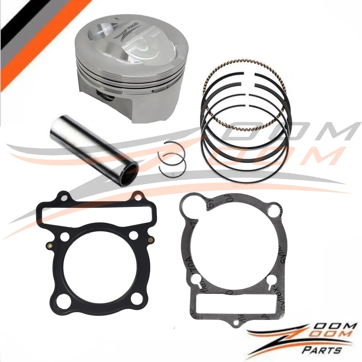 85Mm 12:1 366Cc Zzforged Piston Kit For 1987-2004 Yamaha Warrior 350  / 2004-2013 Raptor 350 1