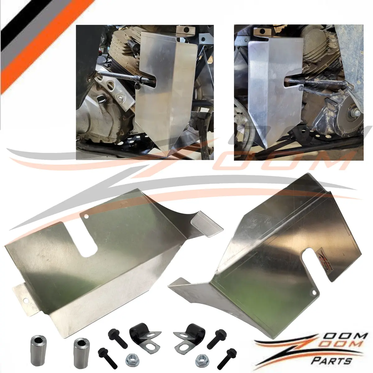 Aluminum Air Scoops For 2004-2013 Yamaha Raptor 350 Yfm 350 Made In U.S.A 1