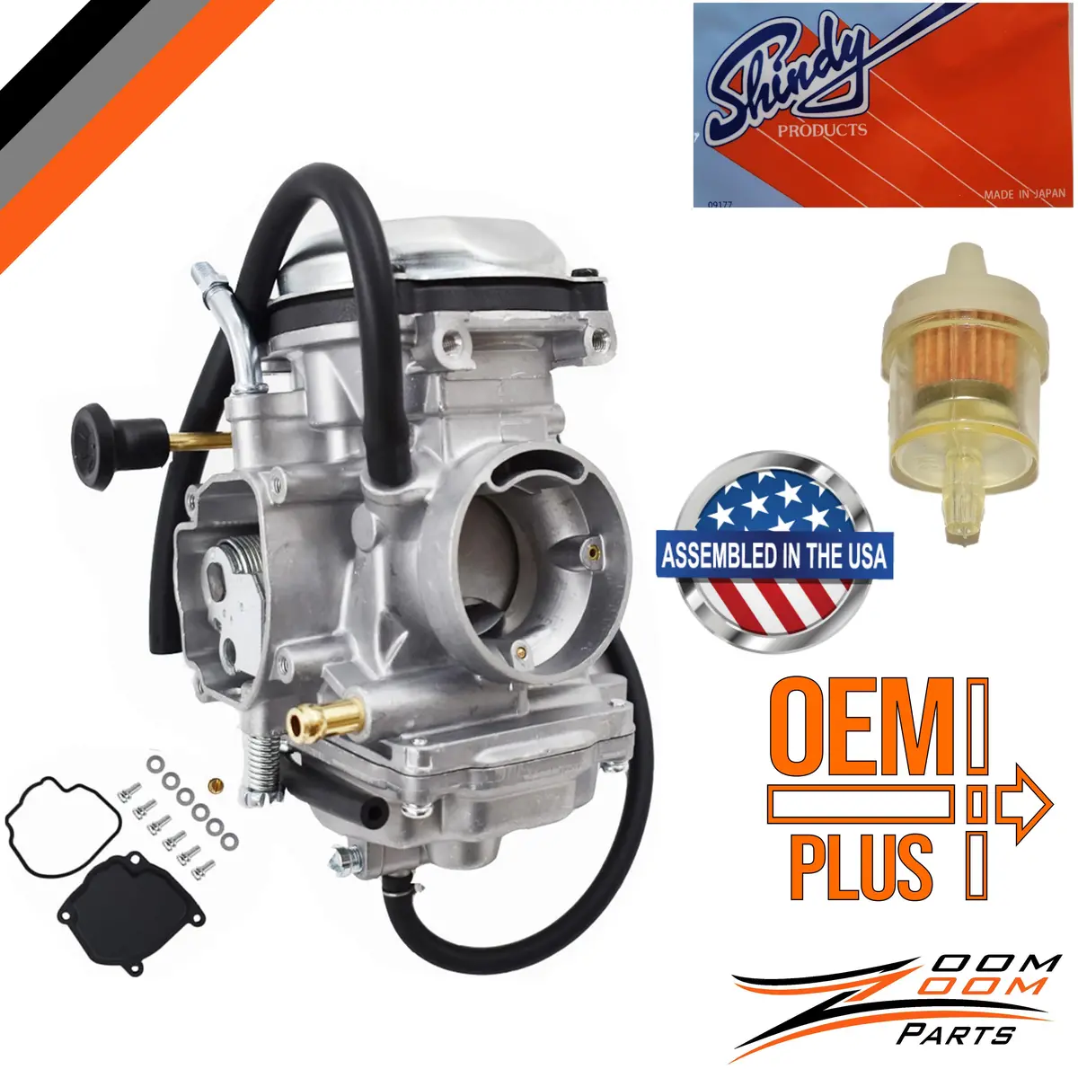 Oem + Plus Carburetor For 1999 - 2004 Yamaha Bear Tracker 250 Yfm250 Utility Atv Quad 1