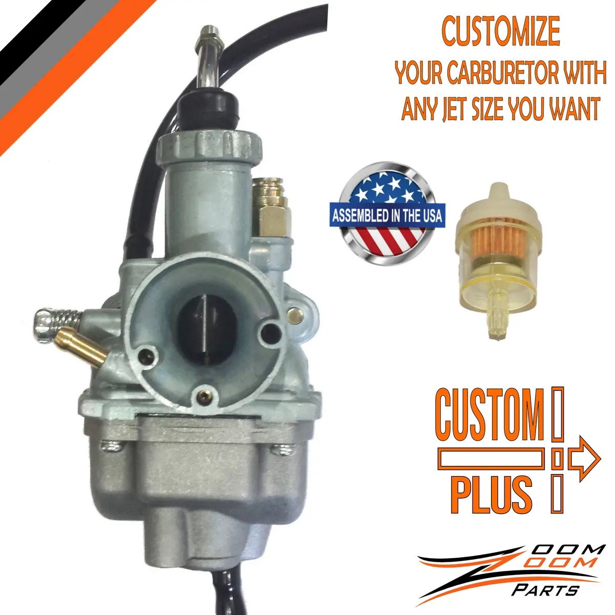 Custom Plus Carburetor For 1986 1987 1988 Yamaha Moto4 225 Moto 4 Moto-4 225 Utility Atv Quad 1