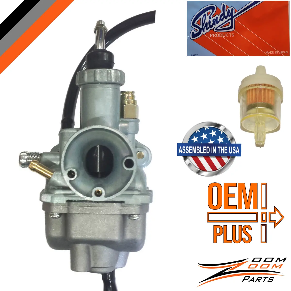 Oem + Plus Carburetor For 1989 - 2004 Yamaha Breeze 125 Yfa125 Kids Youth Atv Quad 1