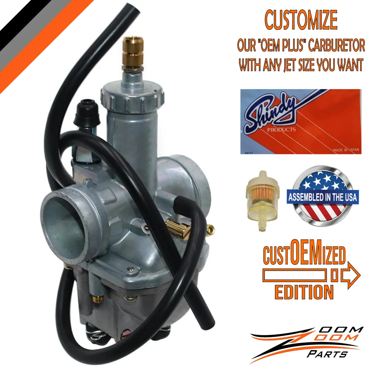 Custoemized Carburetor Carb For 2003 2004 2005 2006 Kawasaki Bayou 250 Klf250 Utility Atv Quad 1