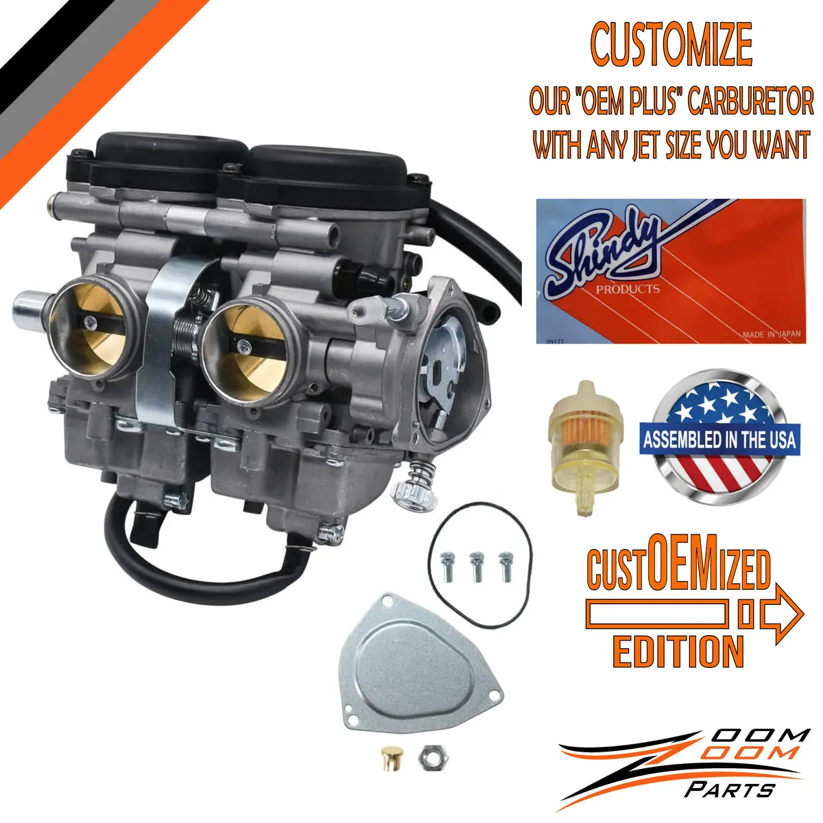 Custoemized Carburetor Carb For 2001 - 2005 Yamaha Raptor 660 Yfm660 Atv Quad 1