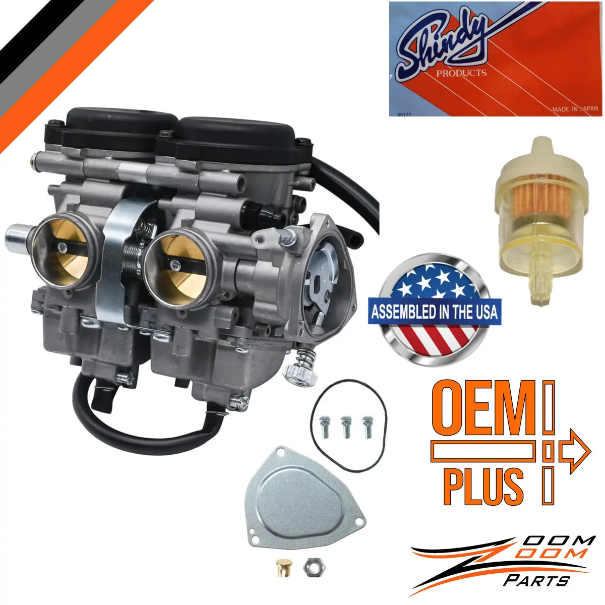 Oem + Plus Carburetor For 2001 - 2005 Yamaha Raptor 660 Yfm660 Atv Quad 1