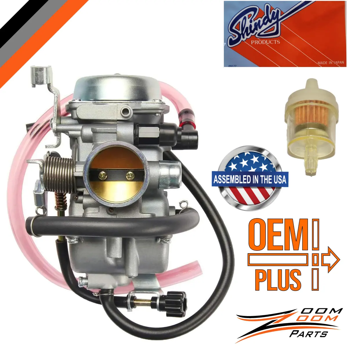 Oem + Plus Carburetor For 1986 1987 1988 Kawasaki Bayou 300 Klf300 Utility Atv Quad 1