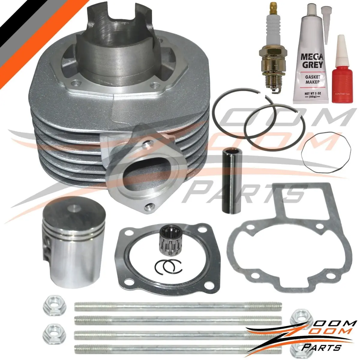 Kawasaki Kfx 80 Kfx80 Cylinder Piston Kit Rings Gasket Pin Top End Set 2003-2006 1