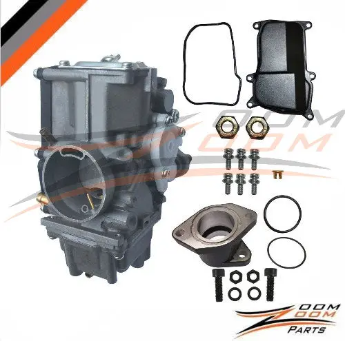 Yamaha Warrior 350 Carburetor And Intake Boot Yfm 350 Yfm350 1987-2004 Atv Quad Brand New Carb 1