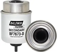 Secondary Fuel/Water Coalescer Element With Drain | Bf7673d Baldwin 1