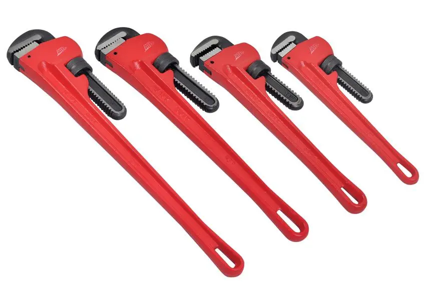 4 Pc. Heavy-Duty Pipe Wrench Set | 625 Atd Tools 1