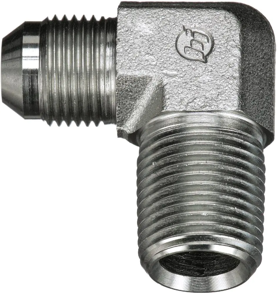Male Jic 37 Flare To Male Pipe Nptf - 90 (Sae To Sae) | G60499-1008 Gates 1
