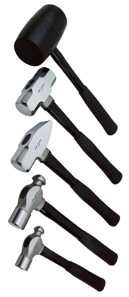 5 Pc. Hammer Set With Fiberglass Handles | 4045 Atd Tools 1