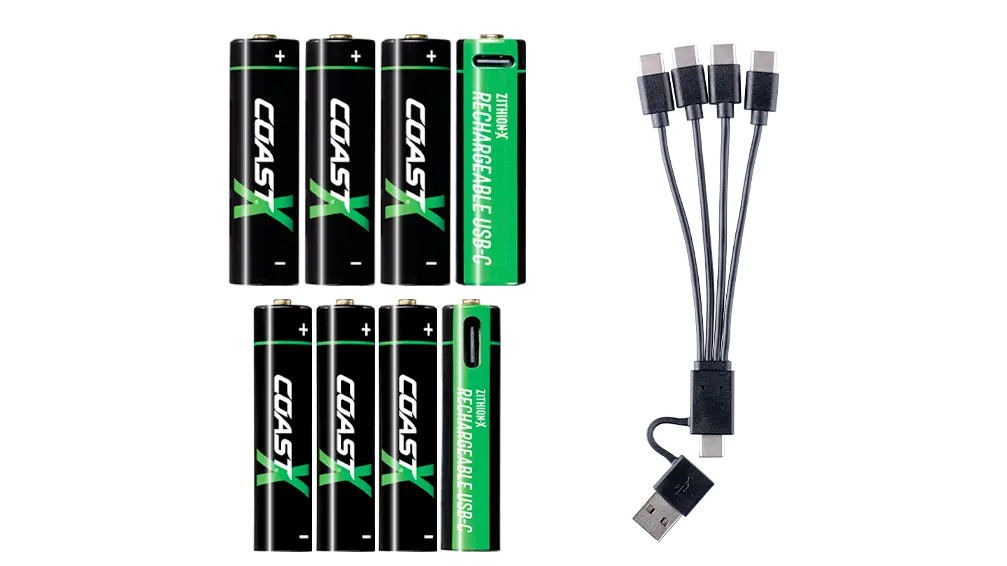 Zxaa & Zxaaa Rechargeable Battery 8 Pack 1