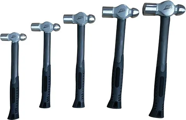 5Pc Ball Pein Hammer Set - Fiberglass | 4035 Atd Tools 1