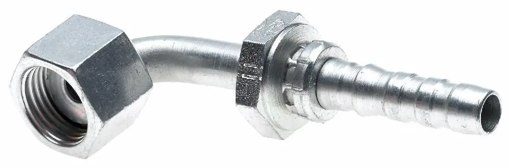Female Flat-Face O-Ring Swivel - 90 Bent Tube (Globalspiral) | G20240-1616 Gates 1
