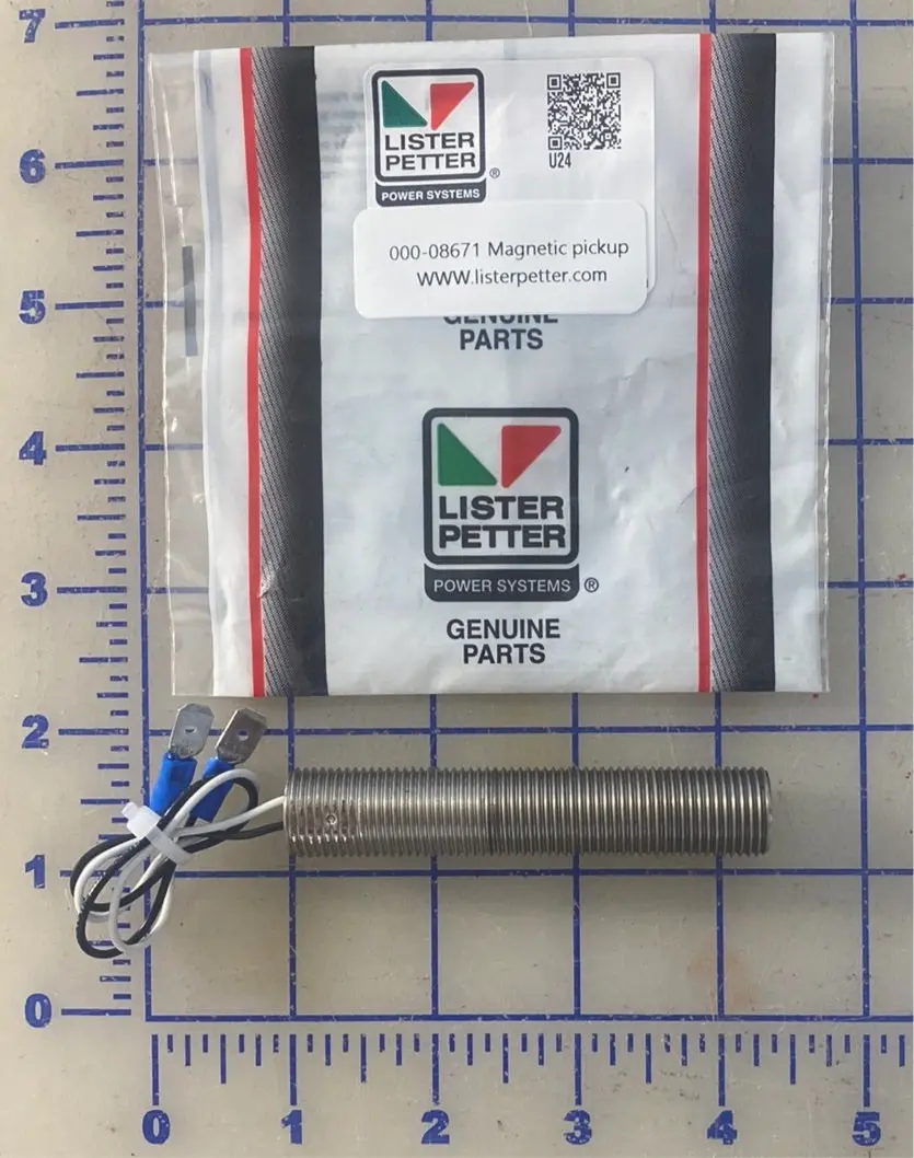 000-08671 Magnetic Pickup, Used On The Lister Petter Lpwg Series Of Engines. 1