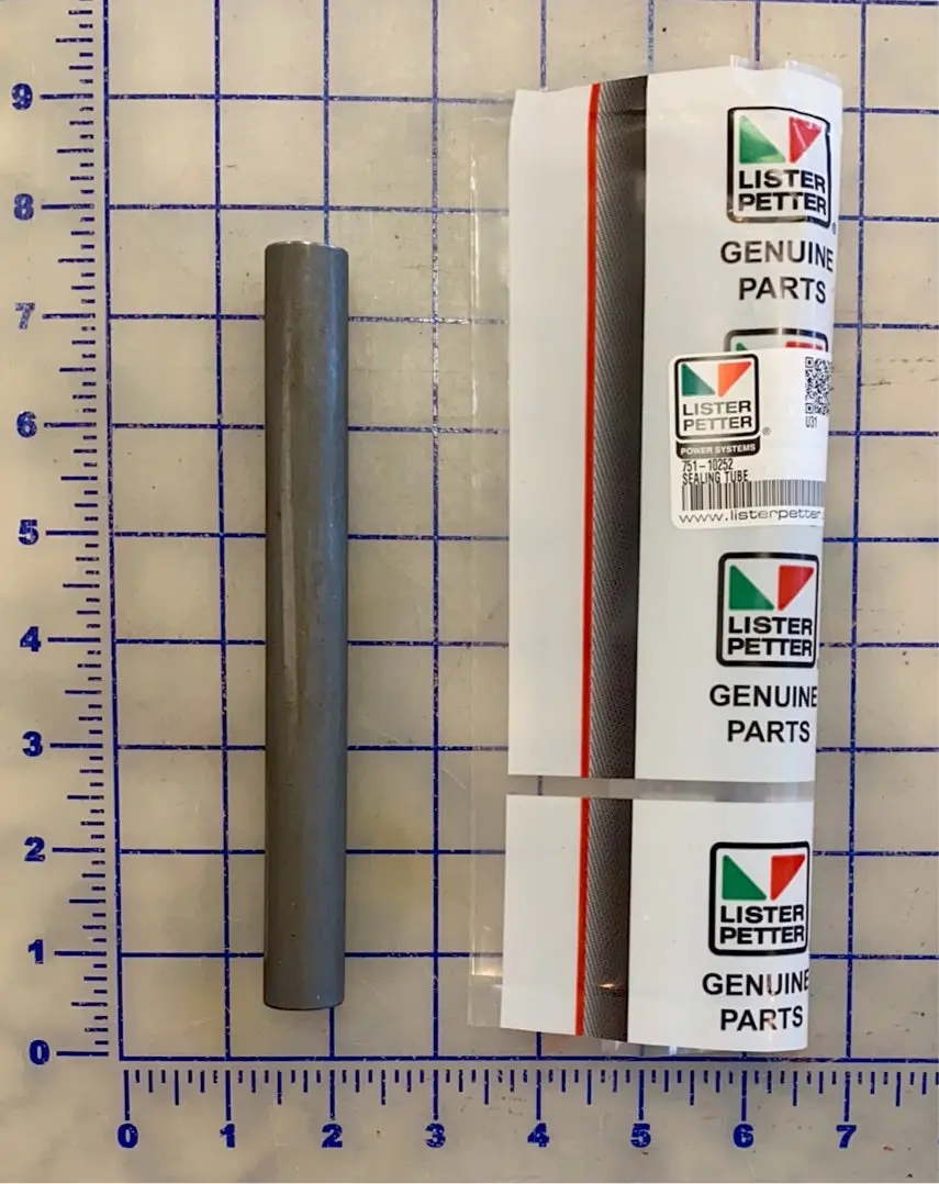 751-10252 Sealing Tube/Push Rod Tube For Lister Petter Lpa Model Engine. 1
