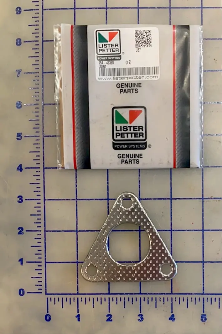754-42320 Exhaust Gasket Used On The Lpwt Lister Petter Engine 1