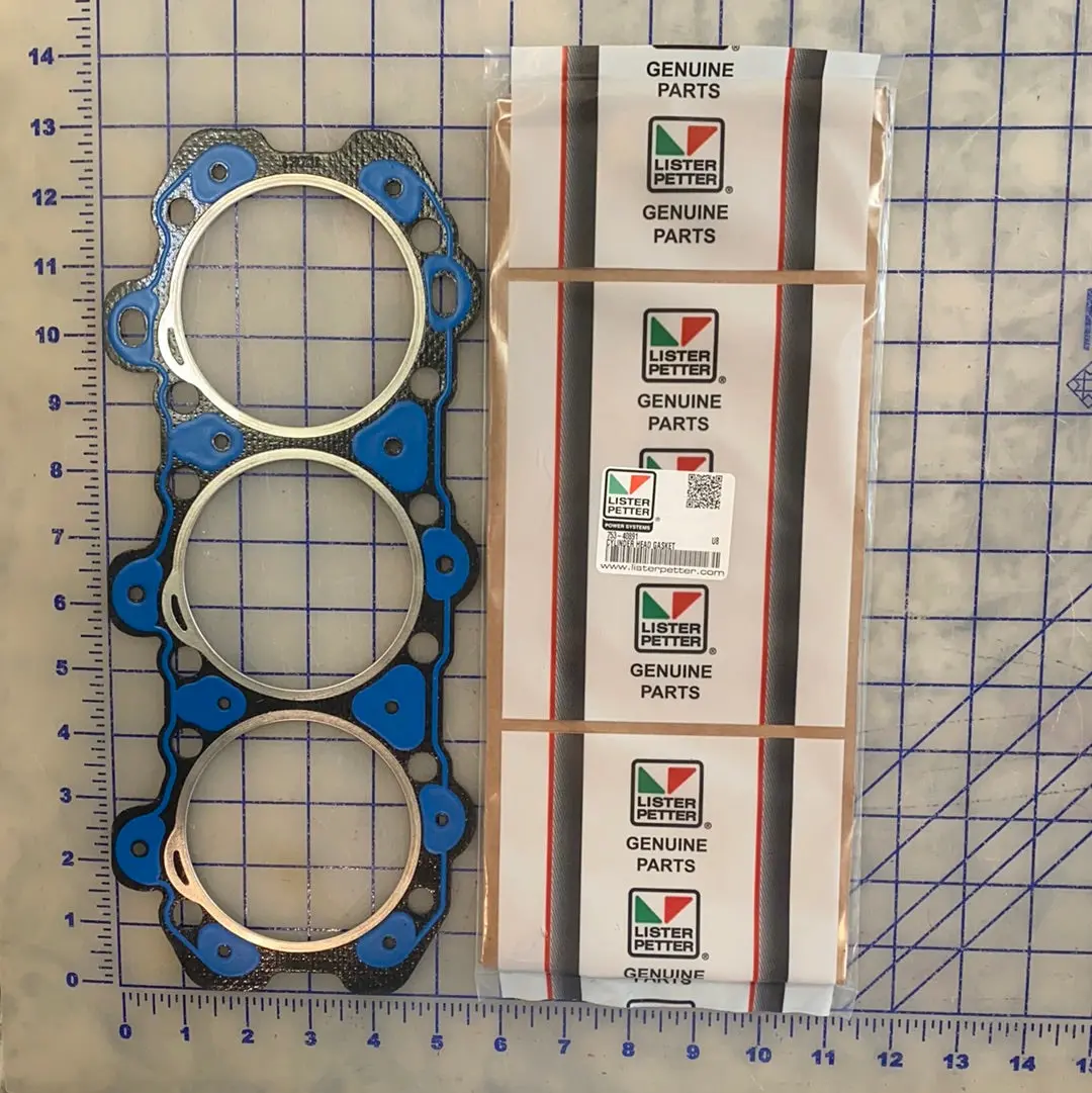 753-40891 Head Gasket, This Head Gasket Fits The Lister Petter Lpw3, Lpws3, Lpwg3 Engine Only. 1