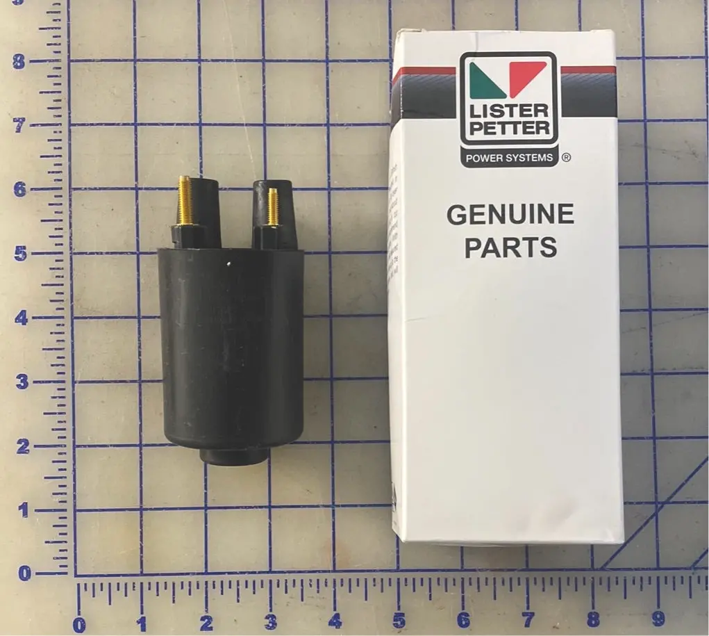 754-46390 Ignition Coil, Used On The Lister Petter Hawkpower 4 Cylinder Gaseous Generators. 1