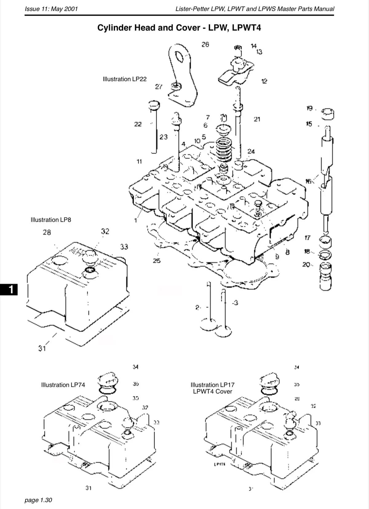 751-12710 Nut Valve Cover, Used In The Lister Petter Lpa, Lpwt, Lpws And Lpw2/3/4 Model Engines. 1