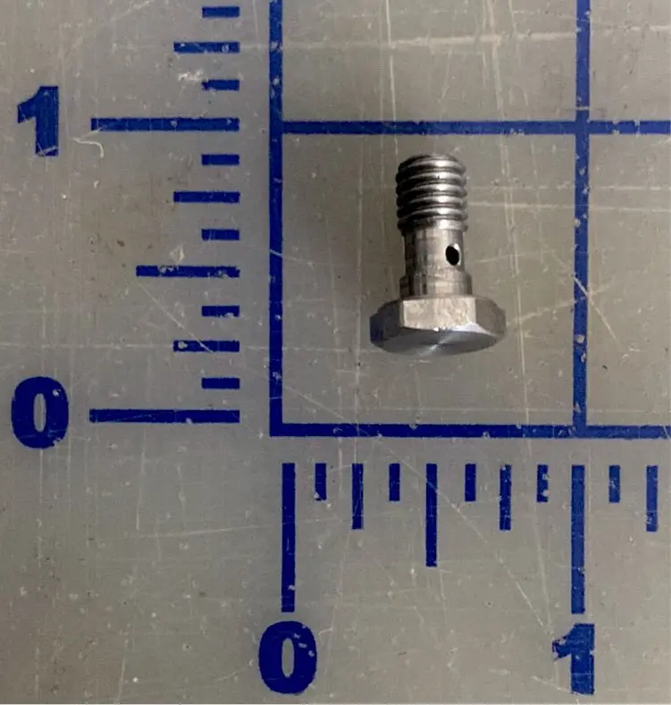 601-36100 Swivel Union Plug, Used In The Fuel System Of The Ts/Tr Series Engine. 1