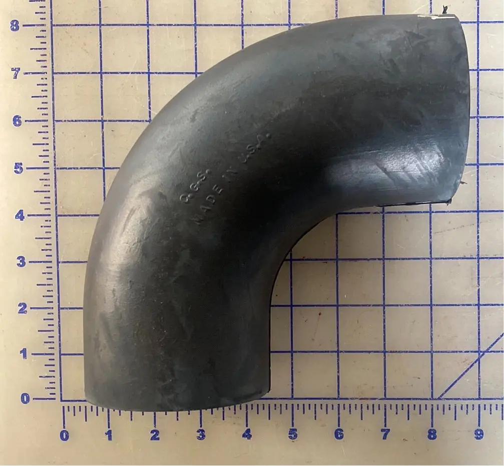 11599 Elbow, Air Cleaner Assembly Rubber Elbow Used On The Rd-40 And The Rd-90 Read Screen-All Screeners 1