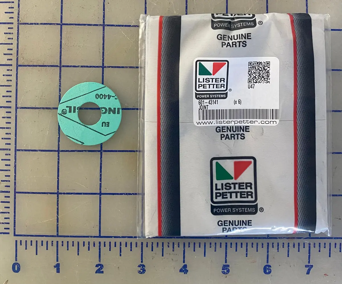 Lister Petter Fuel Filter Gasket, Used On The Lister Petter 8.25 Litre Fuel Tank Commonly Used On The Lt/Lv, Ts/Tr Engine 1