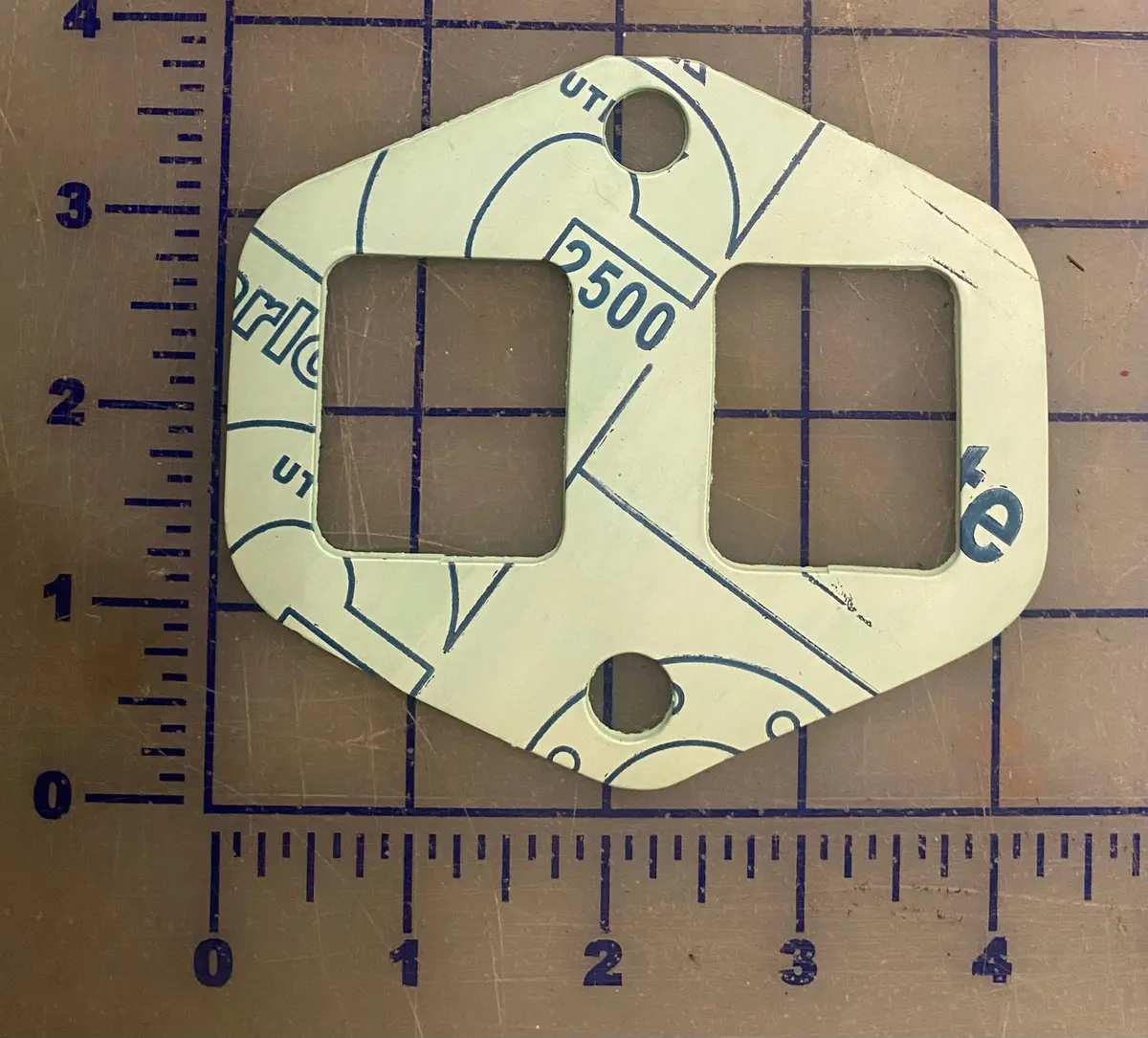 255346-00-00 Gasket, Intake Manifold, Used On The 2300 And 3400 Series Hercules Gas And Diesel Engines. 1